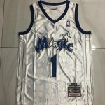 Maillot de Basket #1 Mcgrady Magic Dark Star authentique Blanc